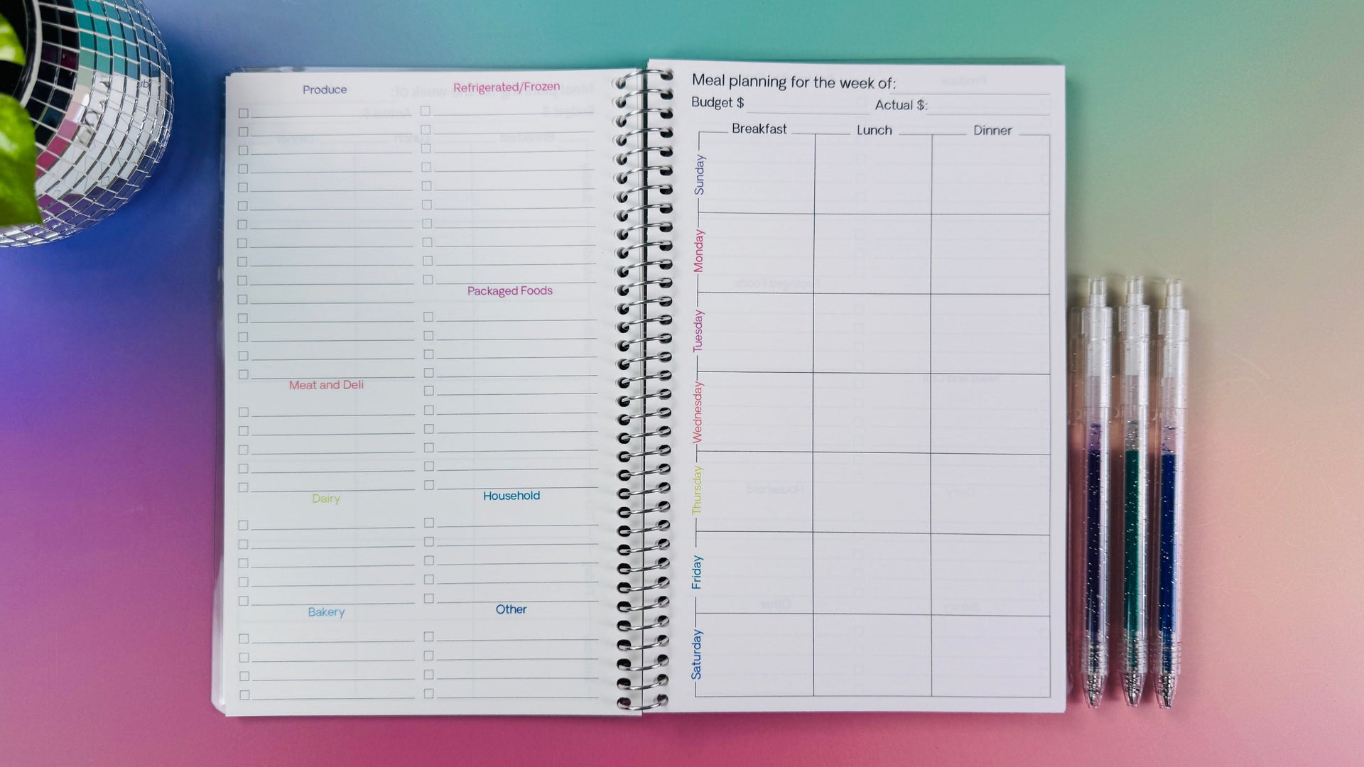 Meal Planners