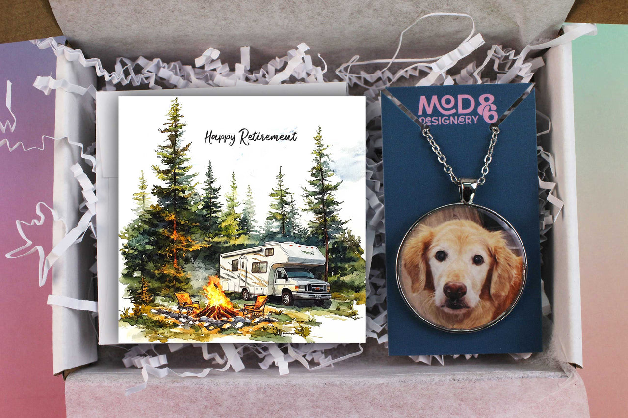 Photo Pendant Gift Box- Retirement