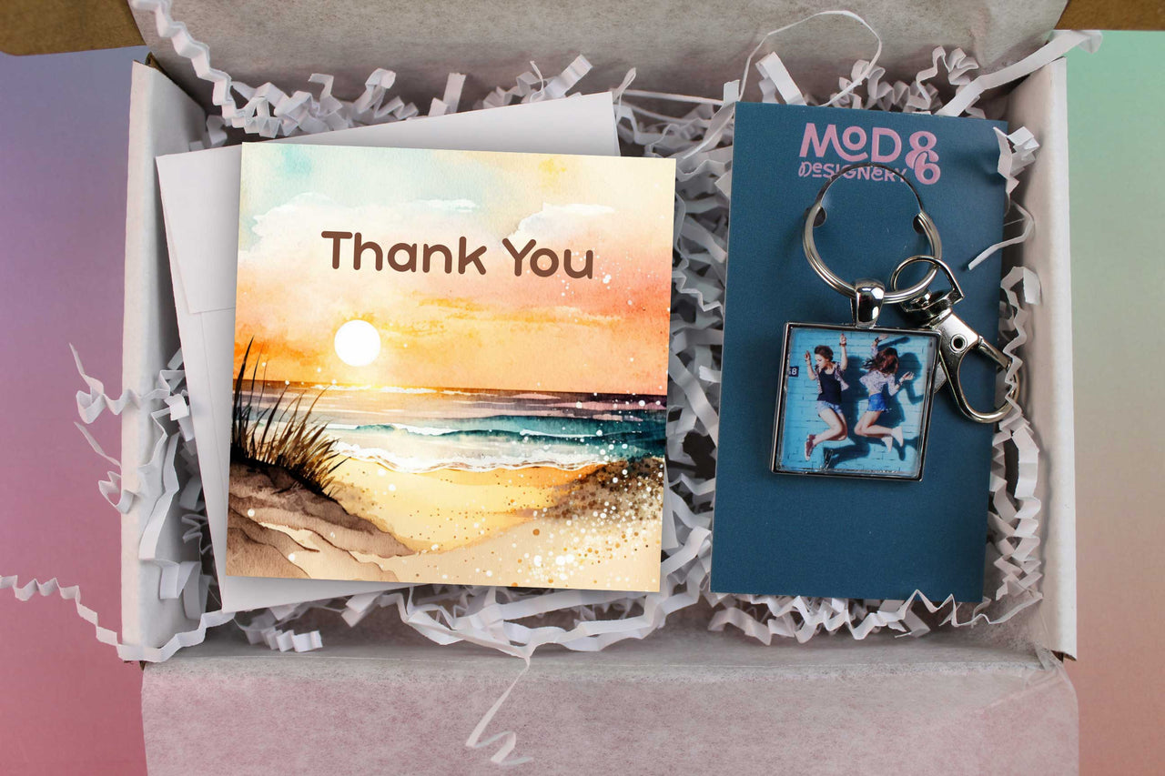 Photo Pendant Gift Box- Thank You