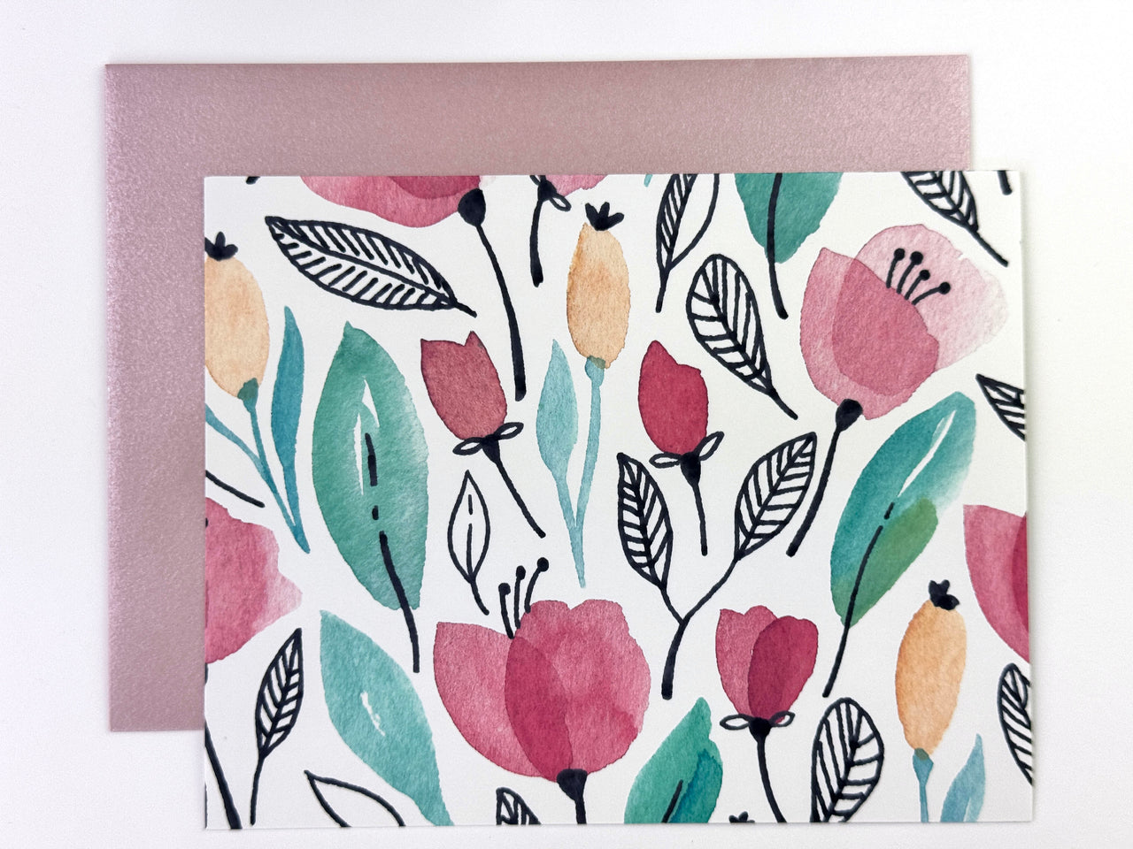 Floral Greeting Card Set