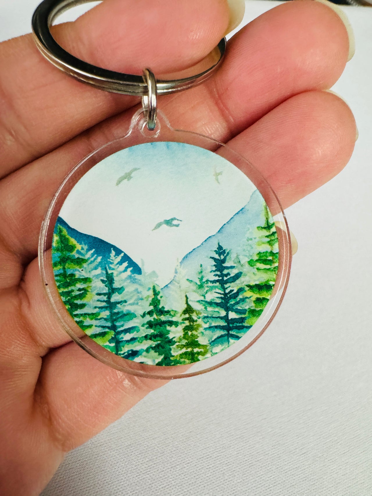 Day Scene Acrylic Keychain