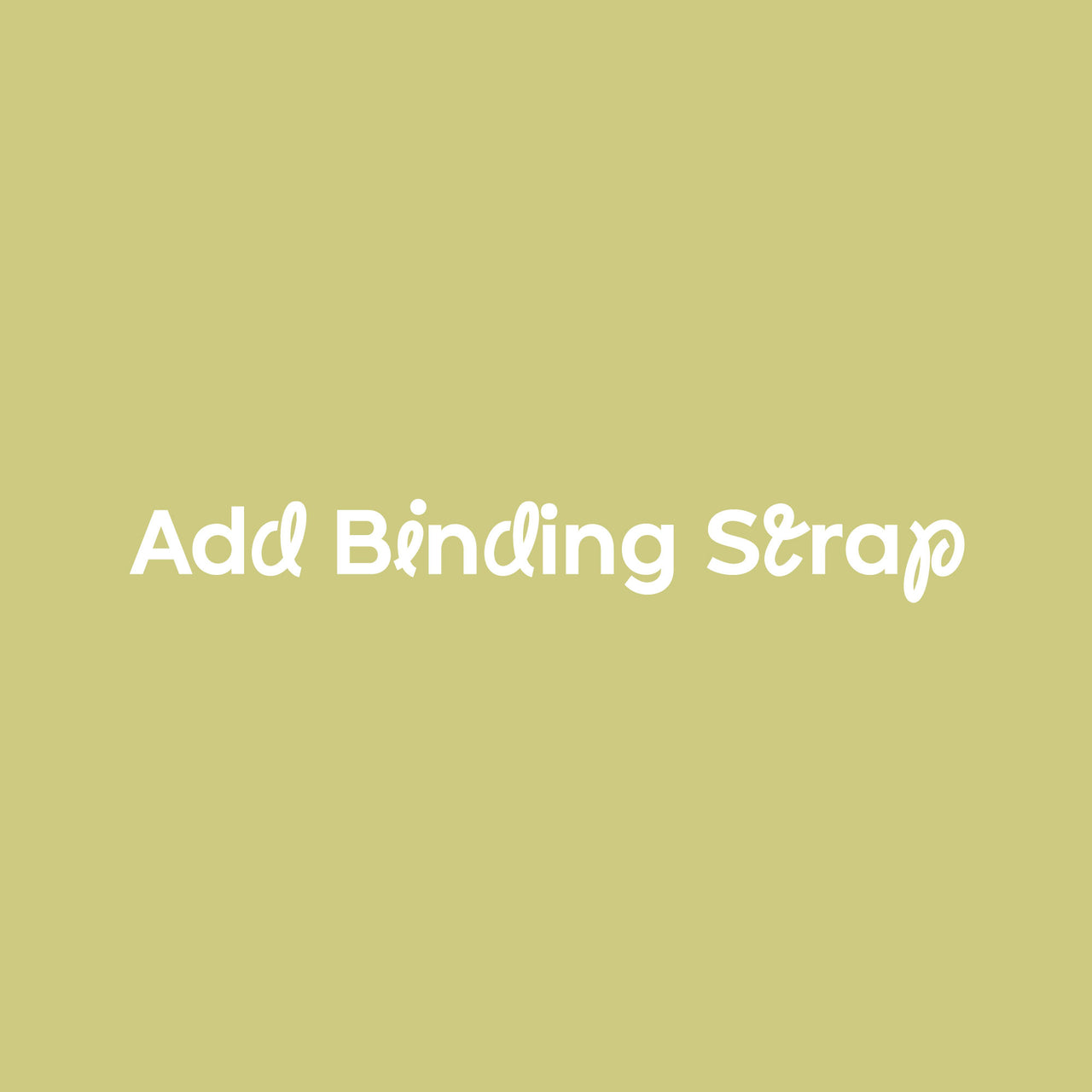Binding strap